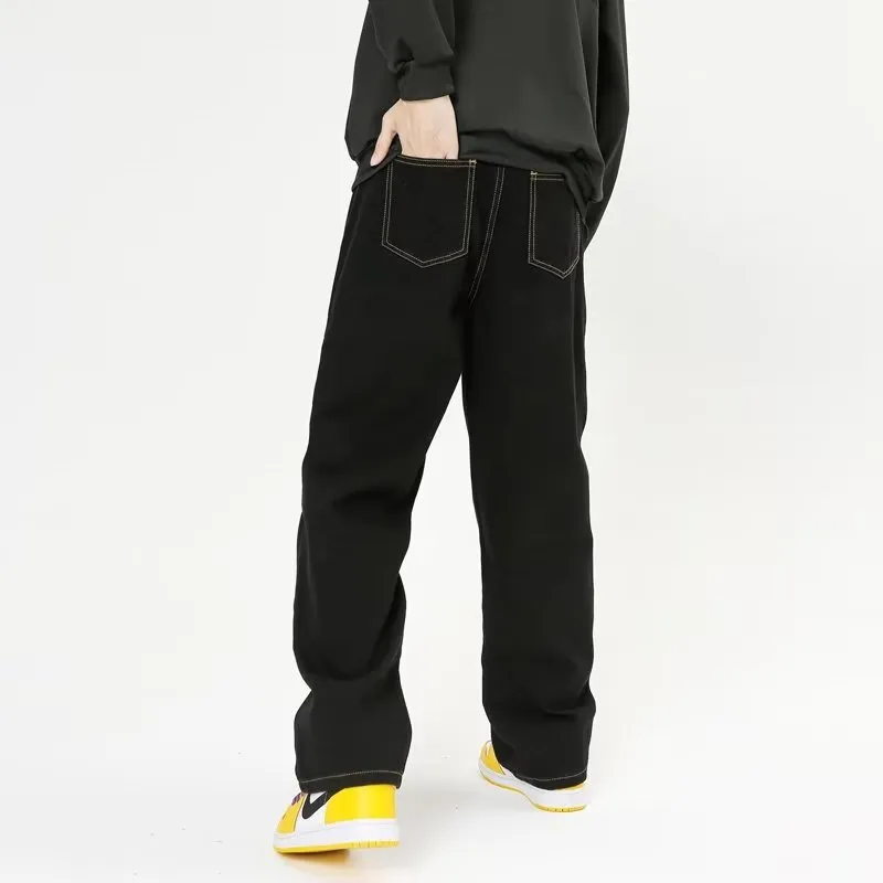 Urban Star Embroidery Straight Leg Jeans