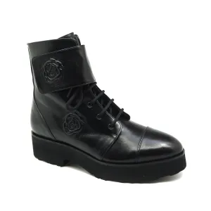Valentina - Black Leather