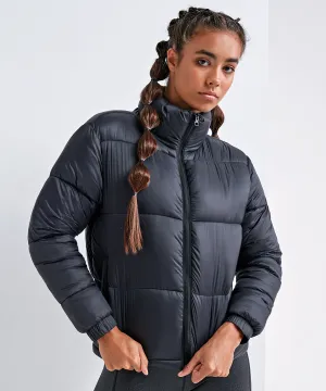 Validate Womens Black Puffer Jacket