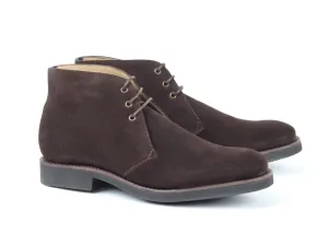 Vang - Dark Brown Suede - Chukka