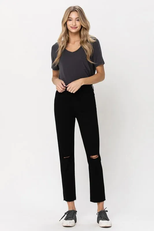 Vervet High Rise Straight Leg Jeans