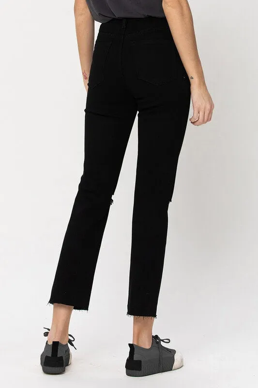 Vervet High Rise Straight Leg Jeans