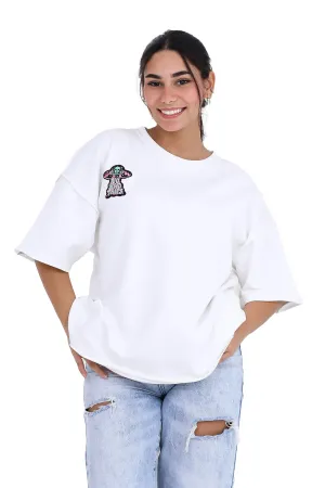 Vibrant Vision Denim Patch Tee
