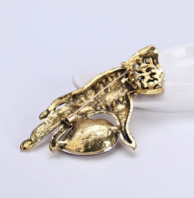 Victorian Hand Brooch