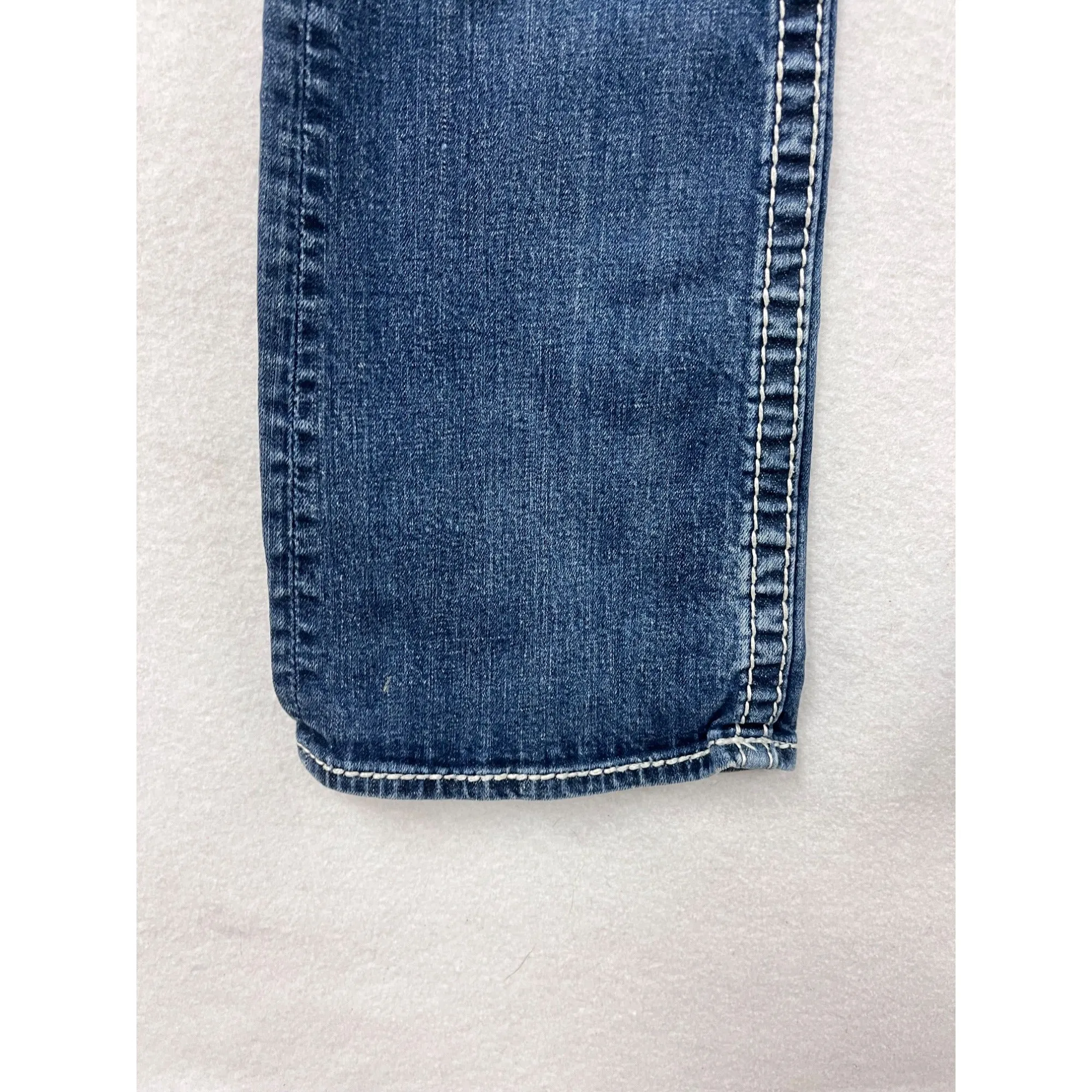 Vigoss Womens Blue Bootcut Denim Jeans Size 1/2 #8259