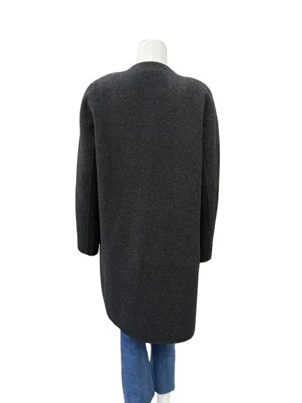 Vince Wool Blend Open Coat -  SMALL