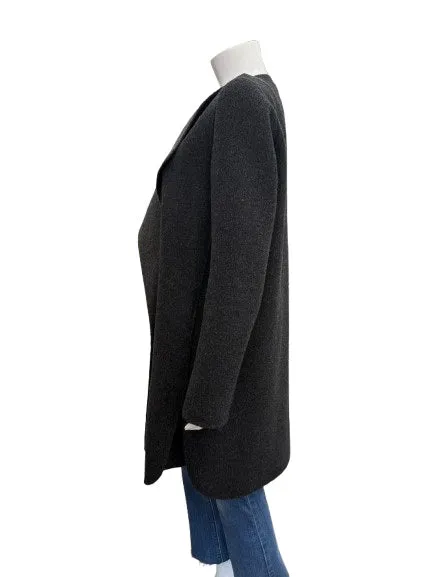Vince Wool Blend Open Coat -  SMALL