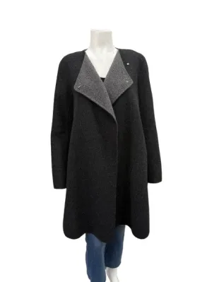 Vince Wool Blend Open Coat -  SMALL