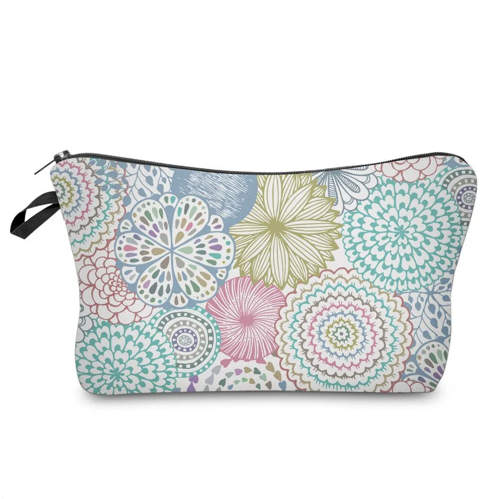 Vintage 3D Printed Cosmetic Bag