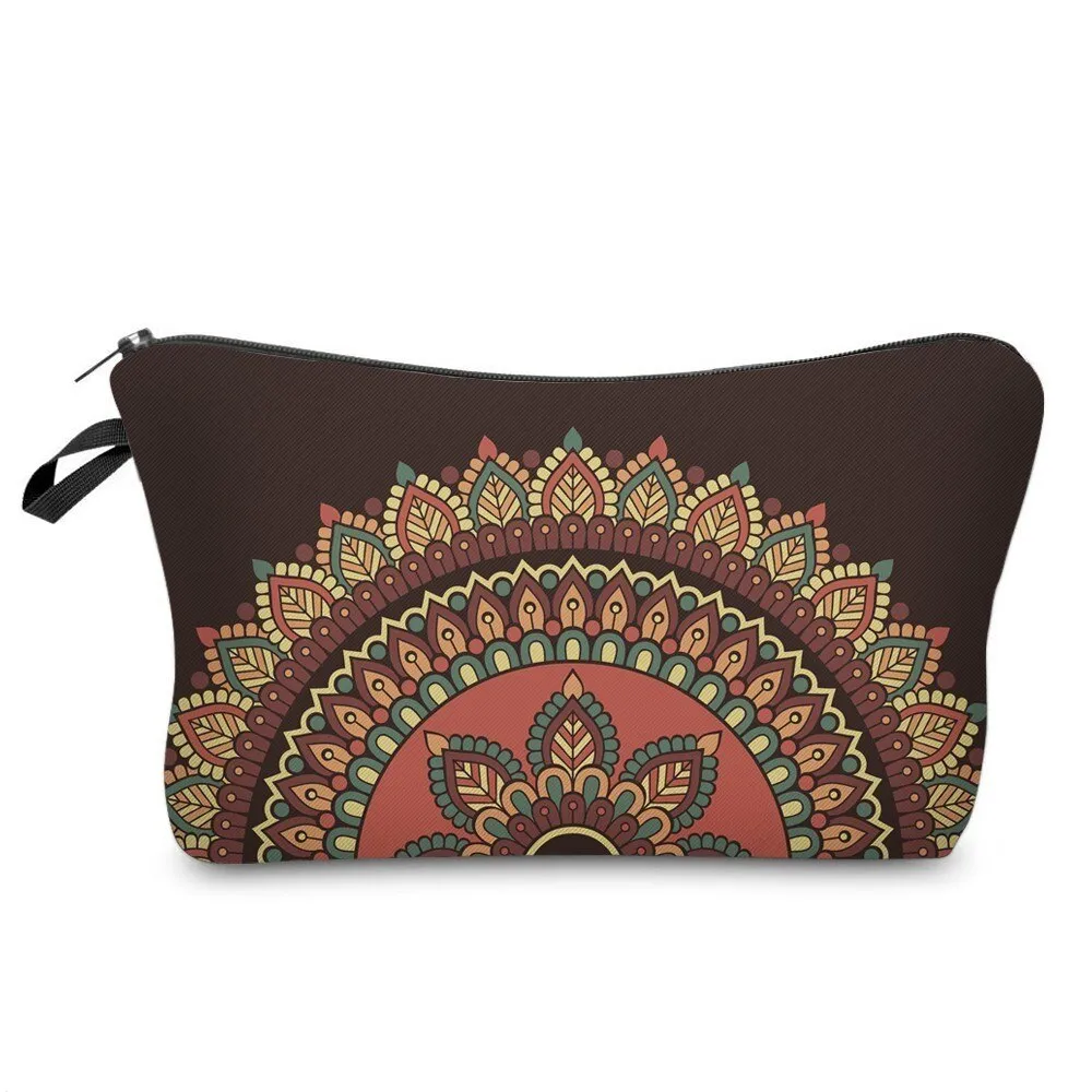 Vintage 3D Printed Cosmetic Bag