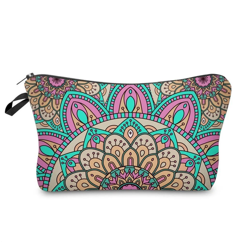 Vintage 3D Printed Cosmetic Bag