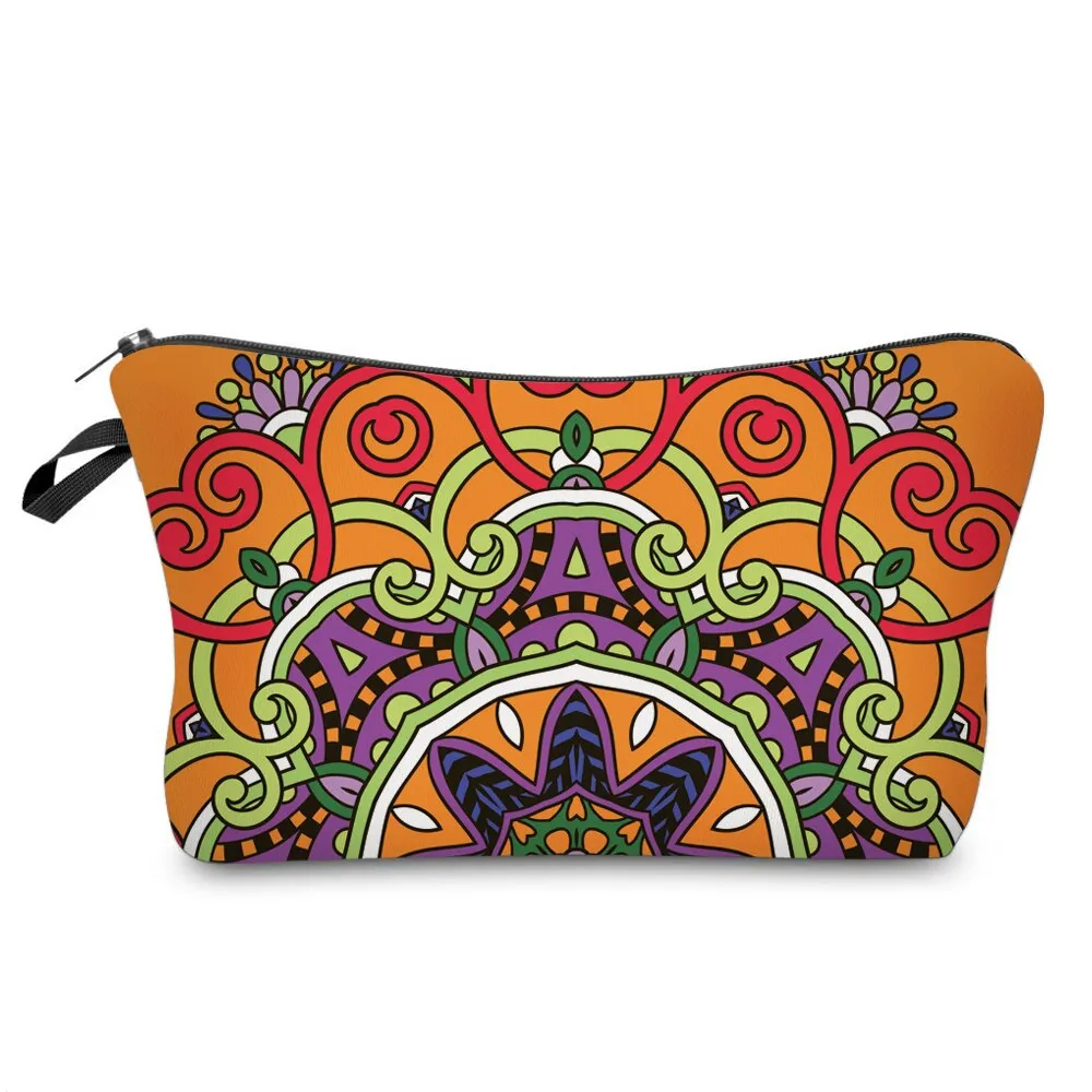 Vintage 3D Printed Cosmetic Bag