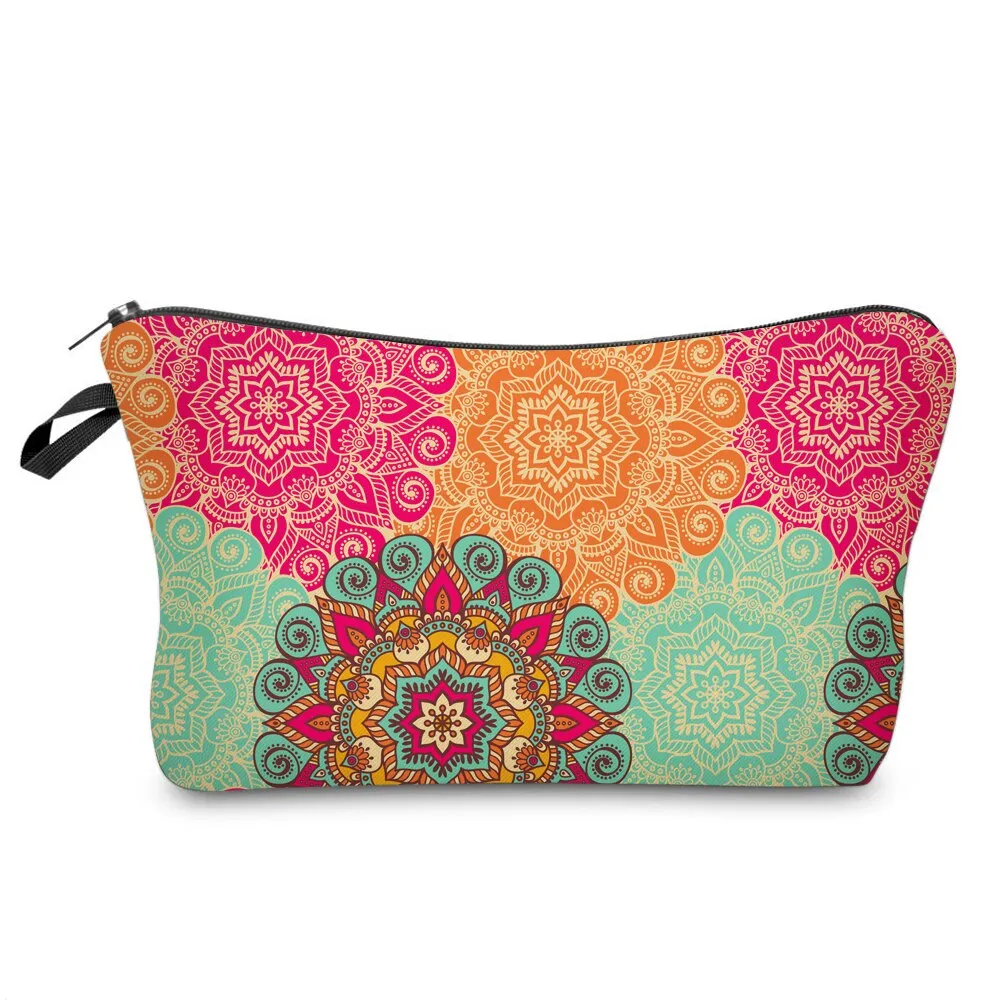 Vintage 3D Printed Cosmetic Bag