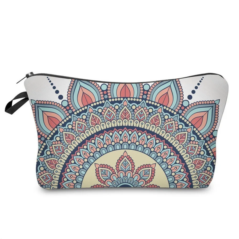 Vintage 3D Printed Cosmetic Bag