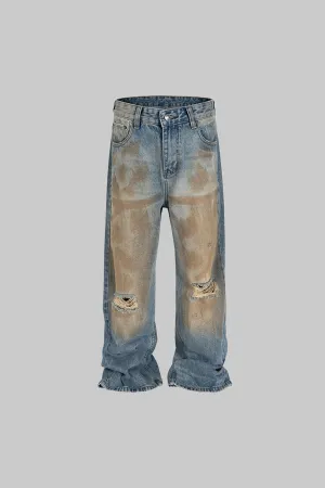 Vintage Denim – Distressed Blue