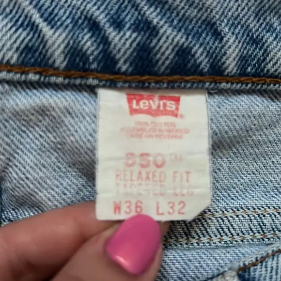 VINTAGE LEVI Cutoffs 550