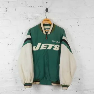 Vintage New York Jets Varsity Jacket - Green/White - XL