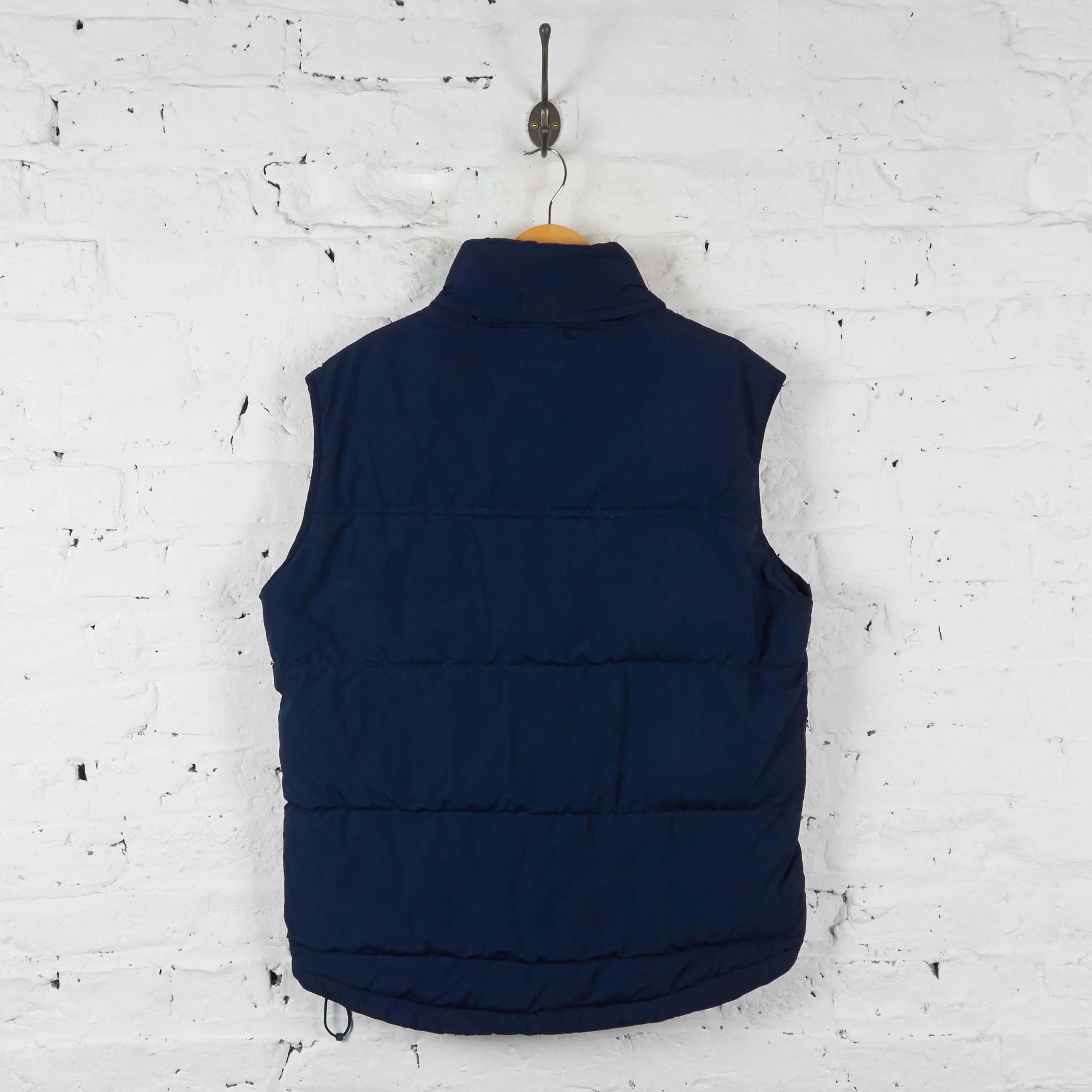 Vintage Nike Puffer Gilet - Navy - M