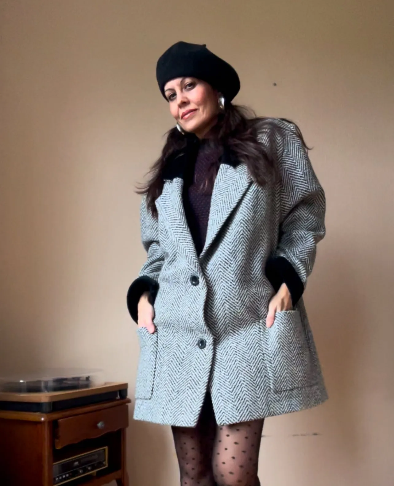 Vintage oversized coat