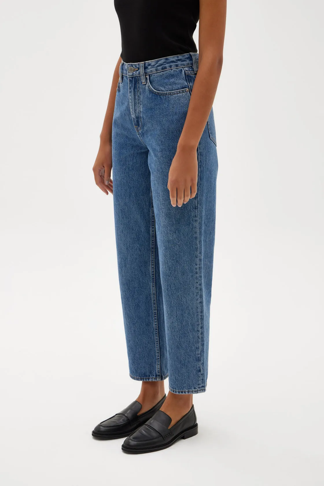 Vintage Straight Jean - Dark Stone