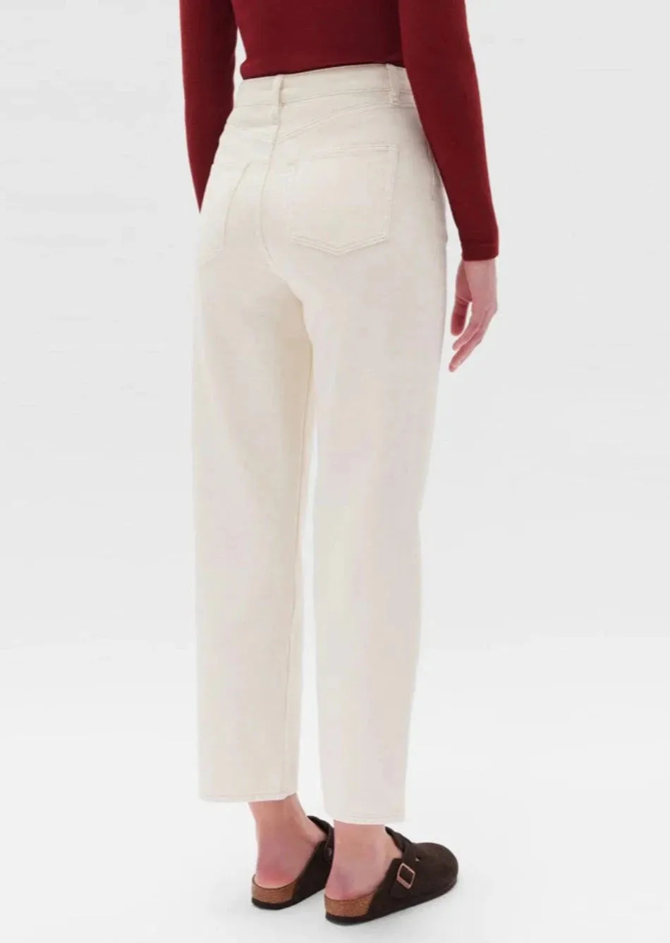 VINTAGE STRAIGHT JEAN ECRU