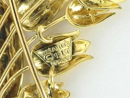 Vintage Tiffany & Co. Flower Pin