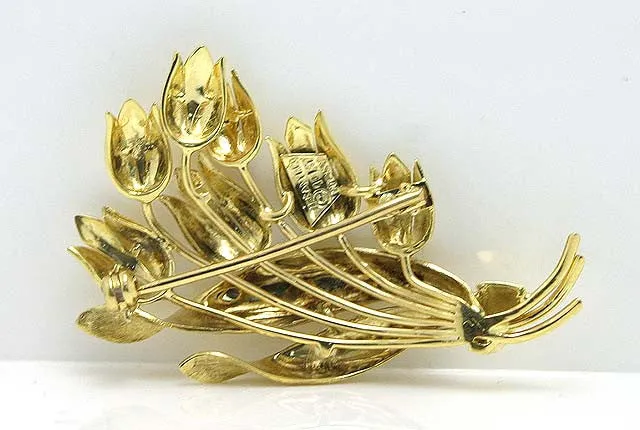 Vintage Tiffany & Co. Flower Pin
