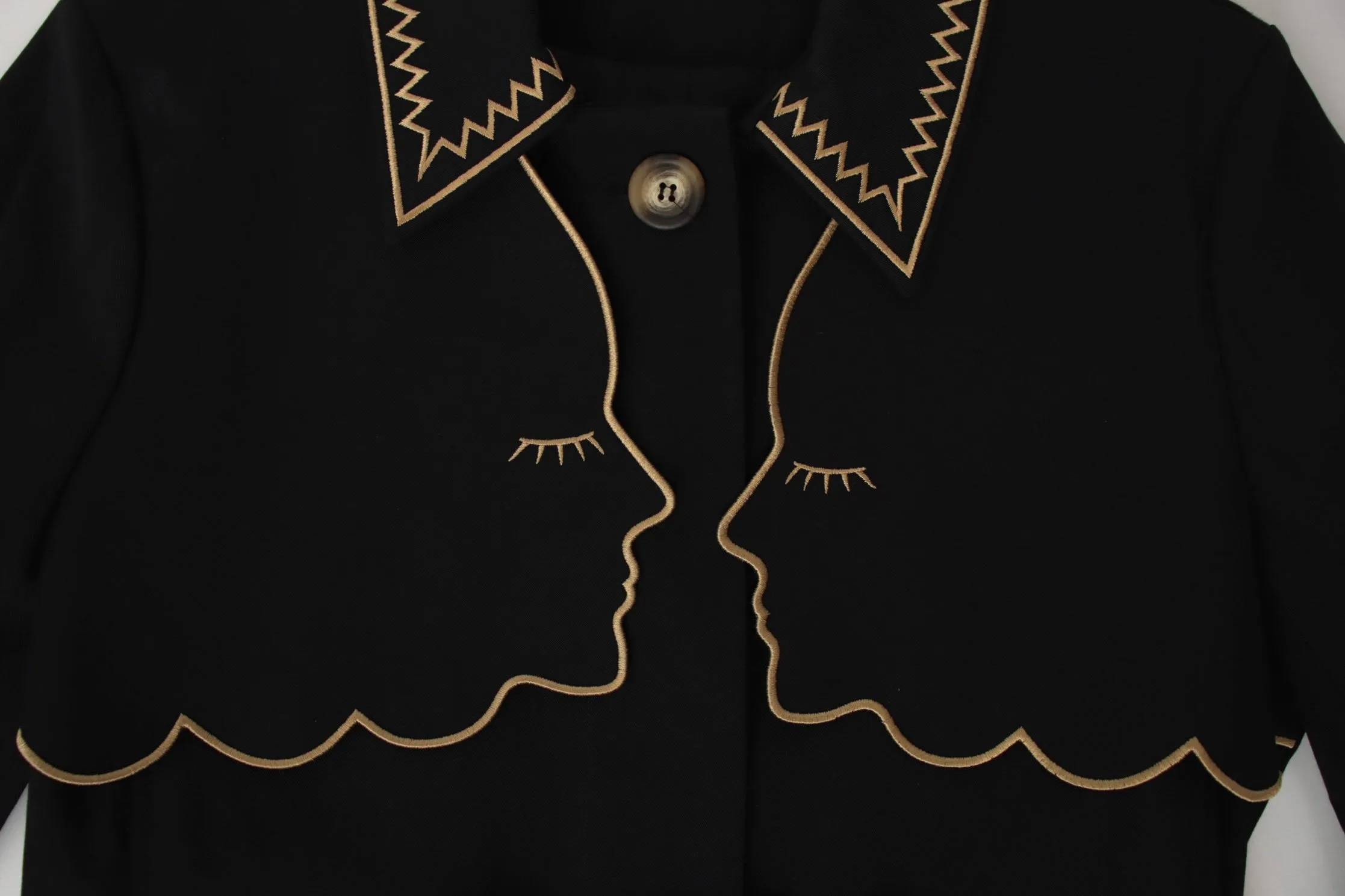 Vivetta Embroidered Face Trench