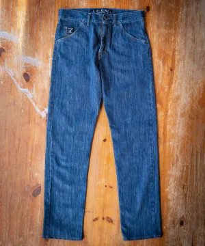 Washed Denim 5 Pocket Jean