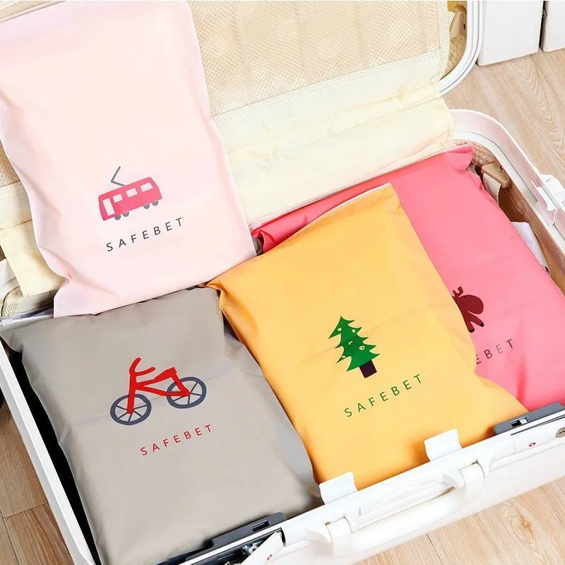 Waterproof Underwear Shoes Storage Bags Travel Vacuum Bags For Clothes Wardrobe Closet Toys Housekeeping Zipper Organizer bag