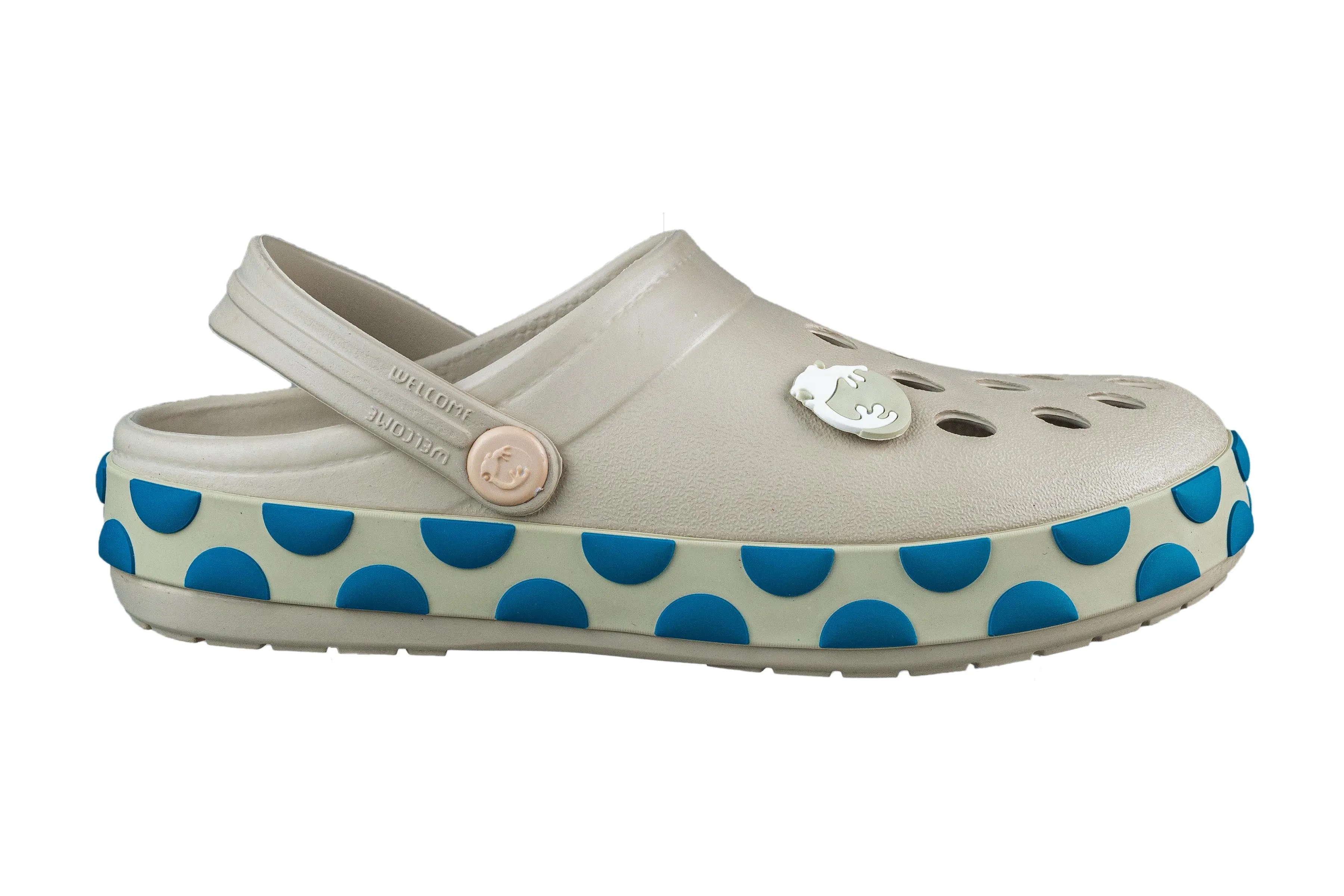 Welcome Ladies Ivory Clogs