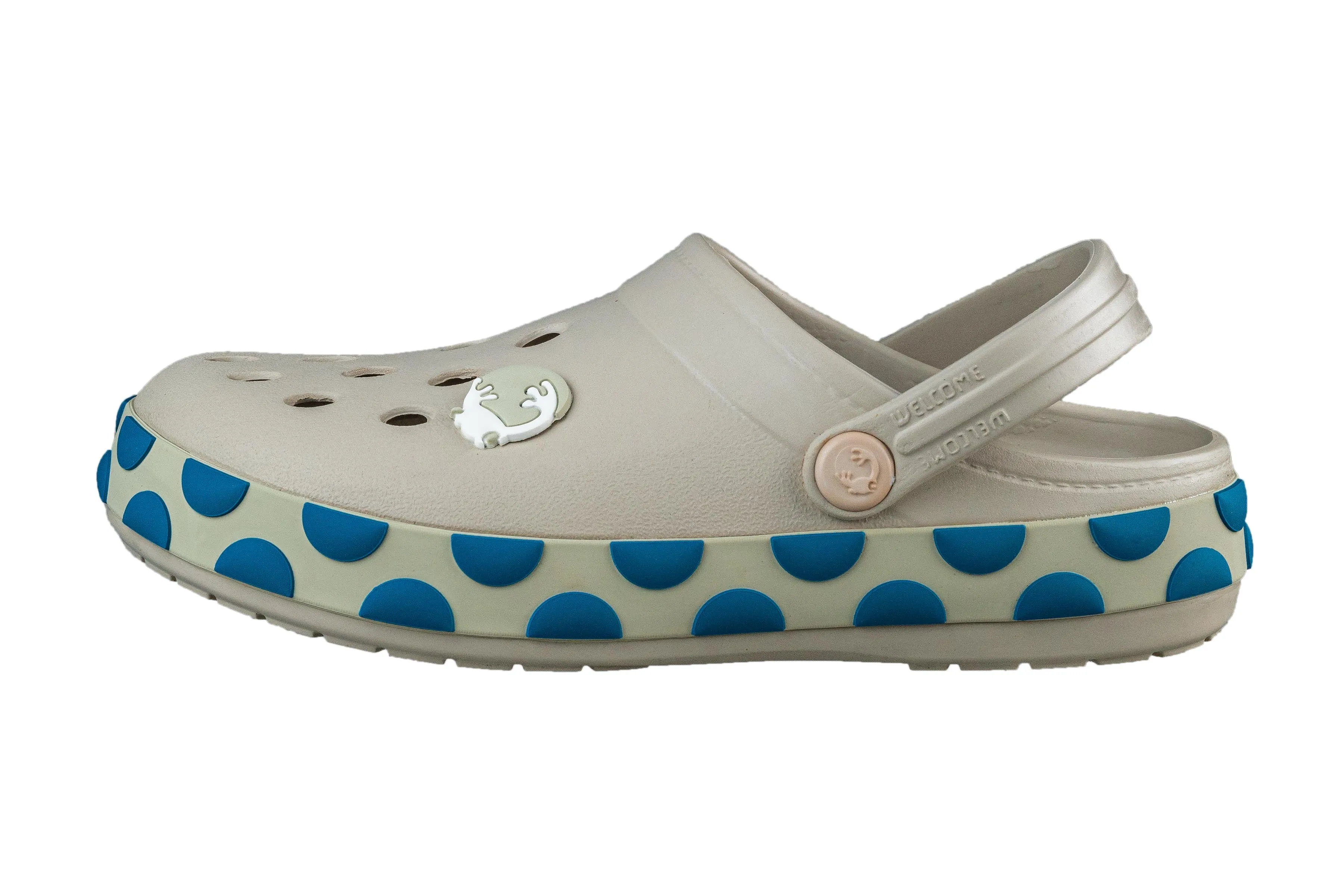 Welcome Ladies Ivory Clogs