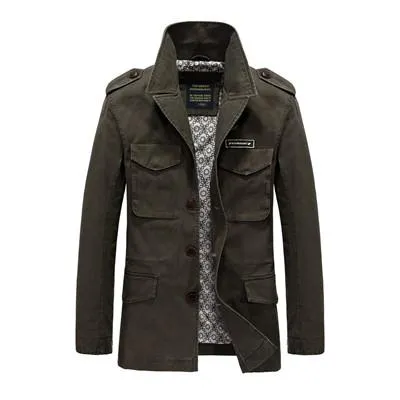 West Louis™ Long Section Fashion Trench Coat