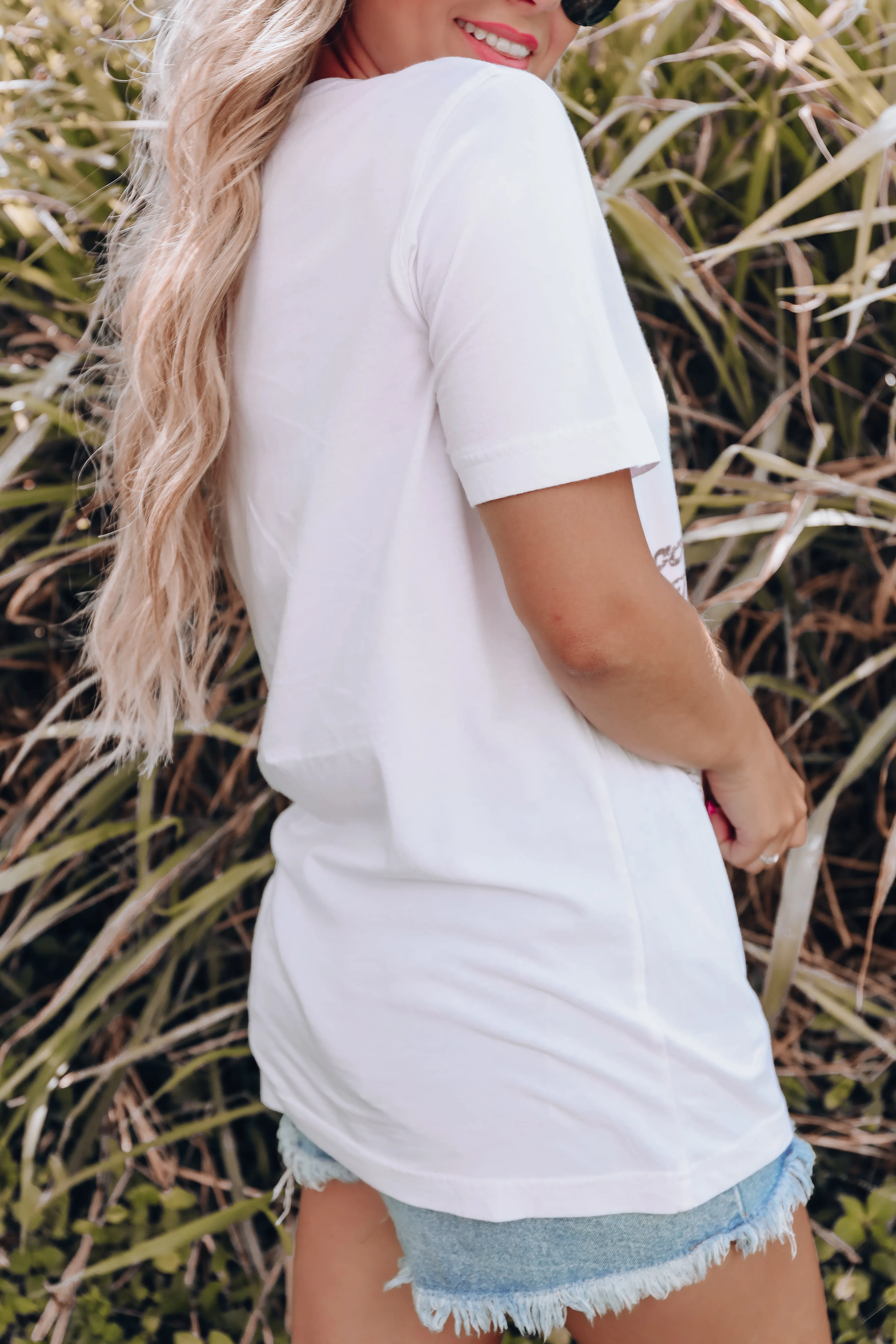 Western Vibes Graphic Tee - White