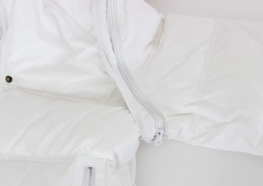 White puffer jacket/vest