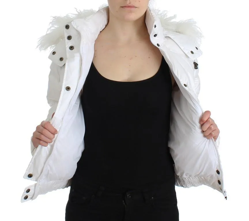 White puffer jacket/vest