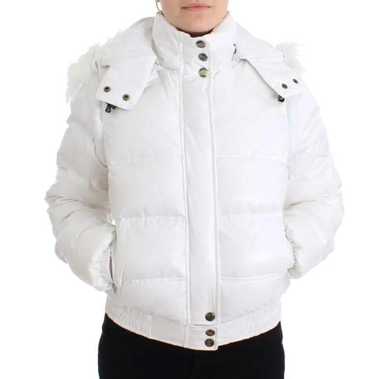 White puffer jacket/vest