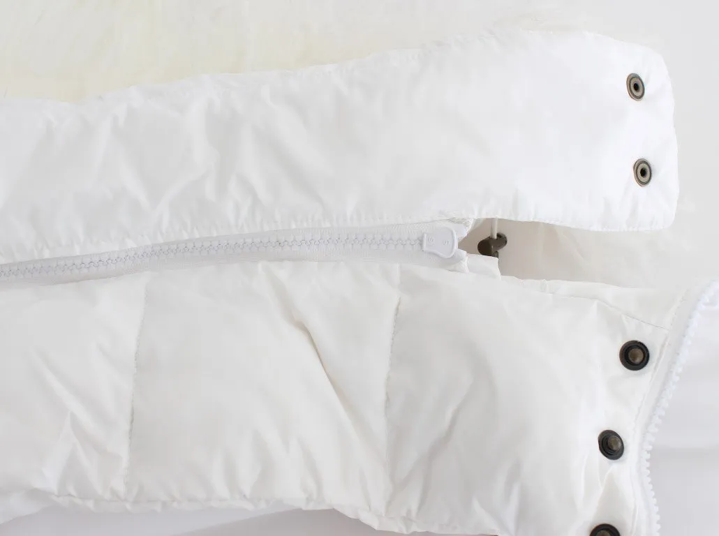 White puffer jacket/vest
