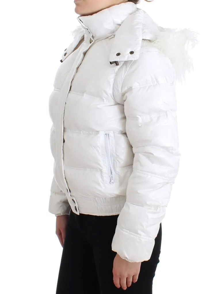 White puffer jacket/vest