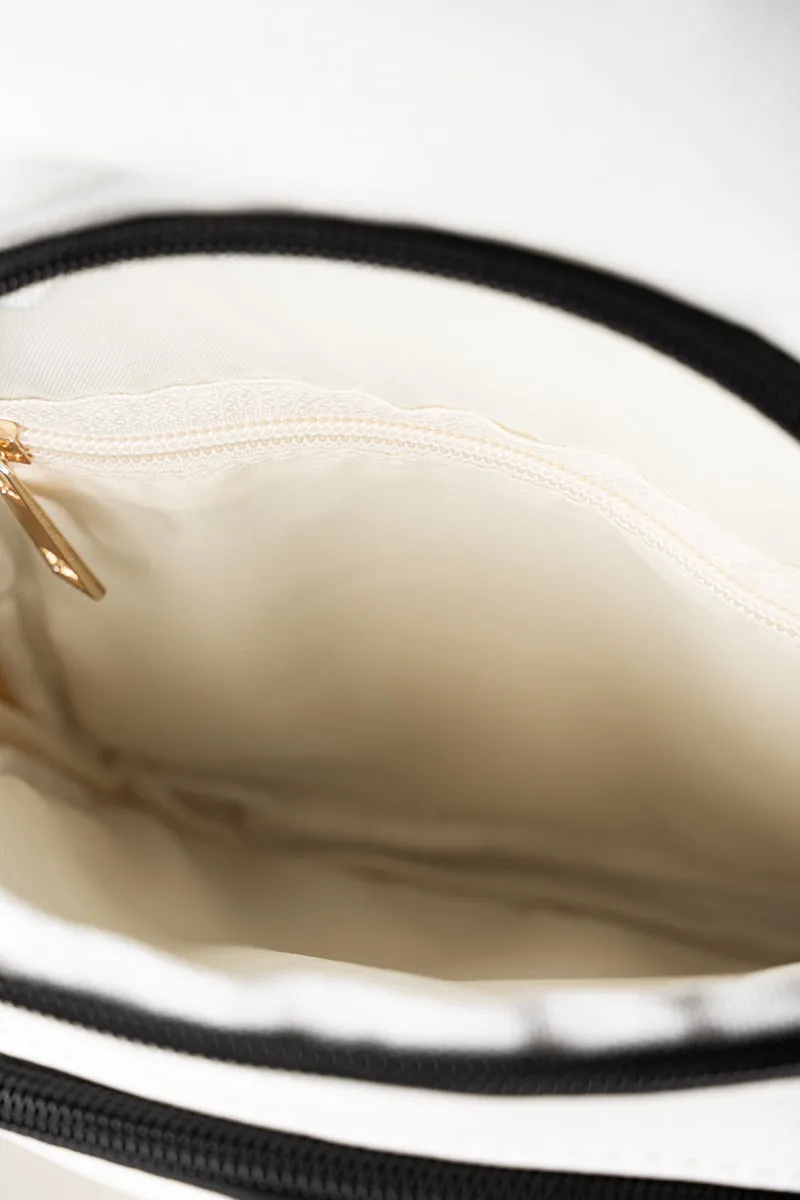 White Small Rylee Sling Bag