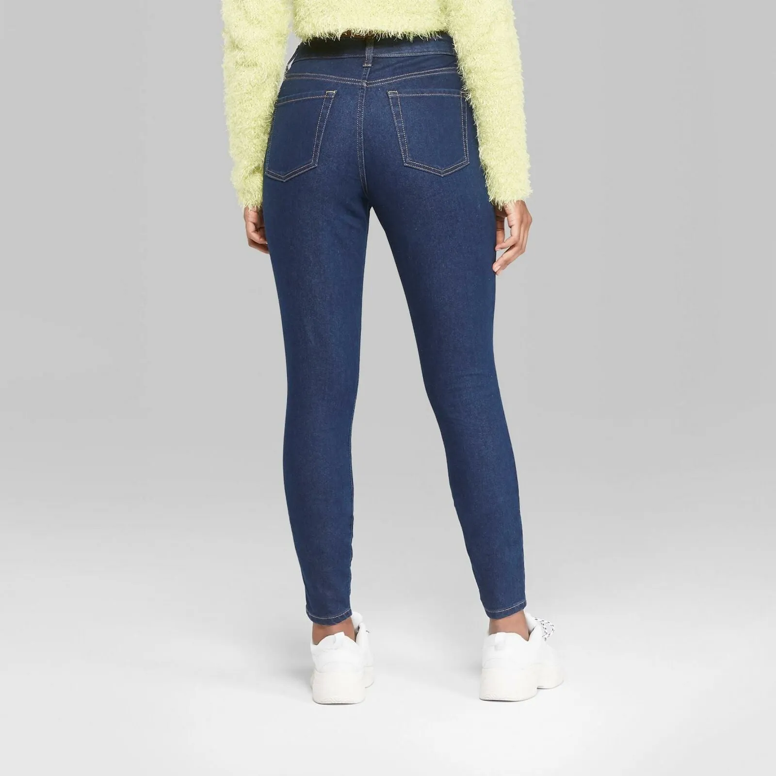 Wild Fable Women's Dark Wash High Rise Skinny Jeans