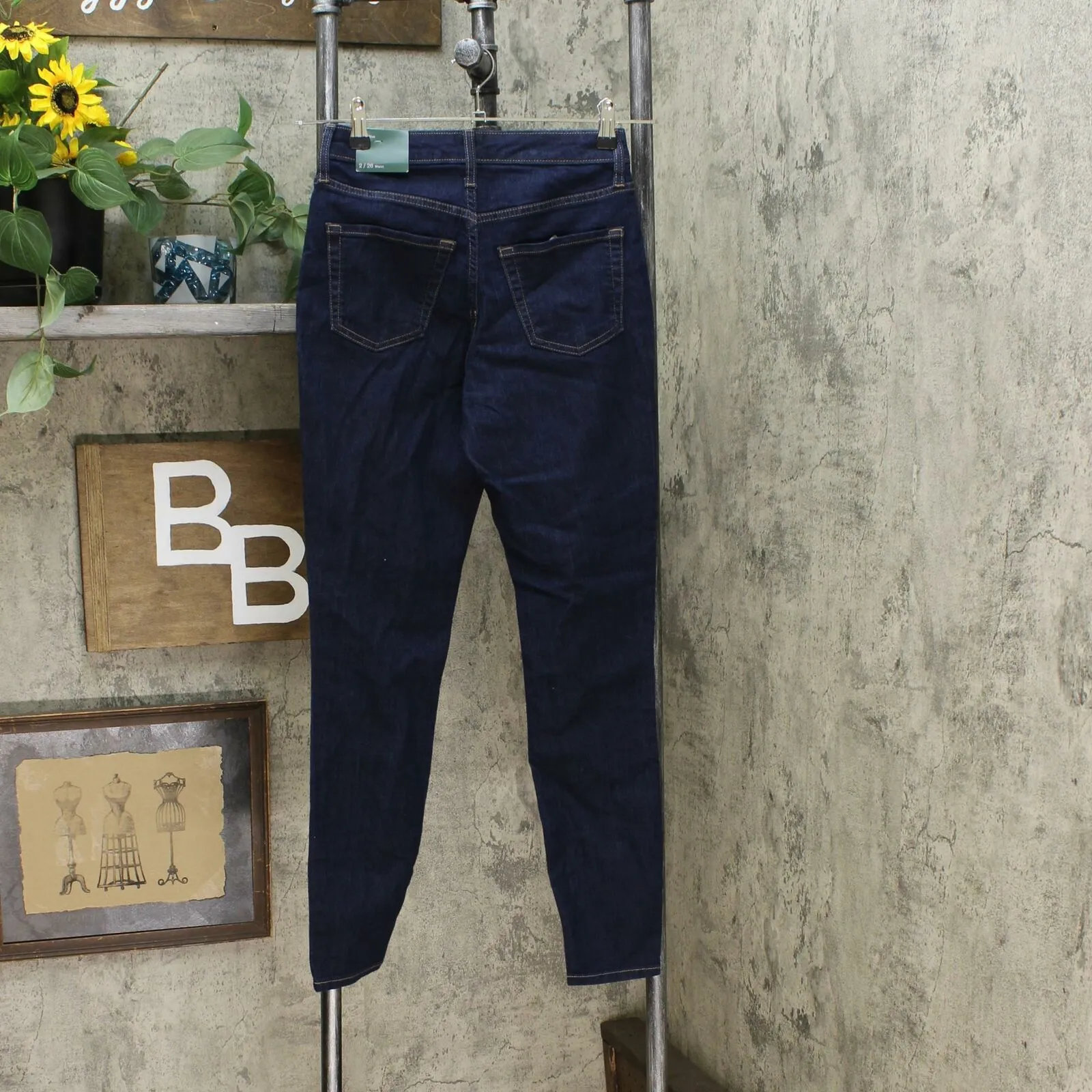Wild Fable Women's Dark Wash High Rise Skinny Jeans