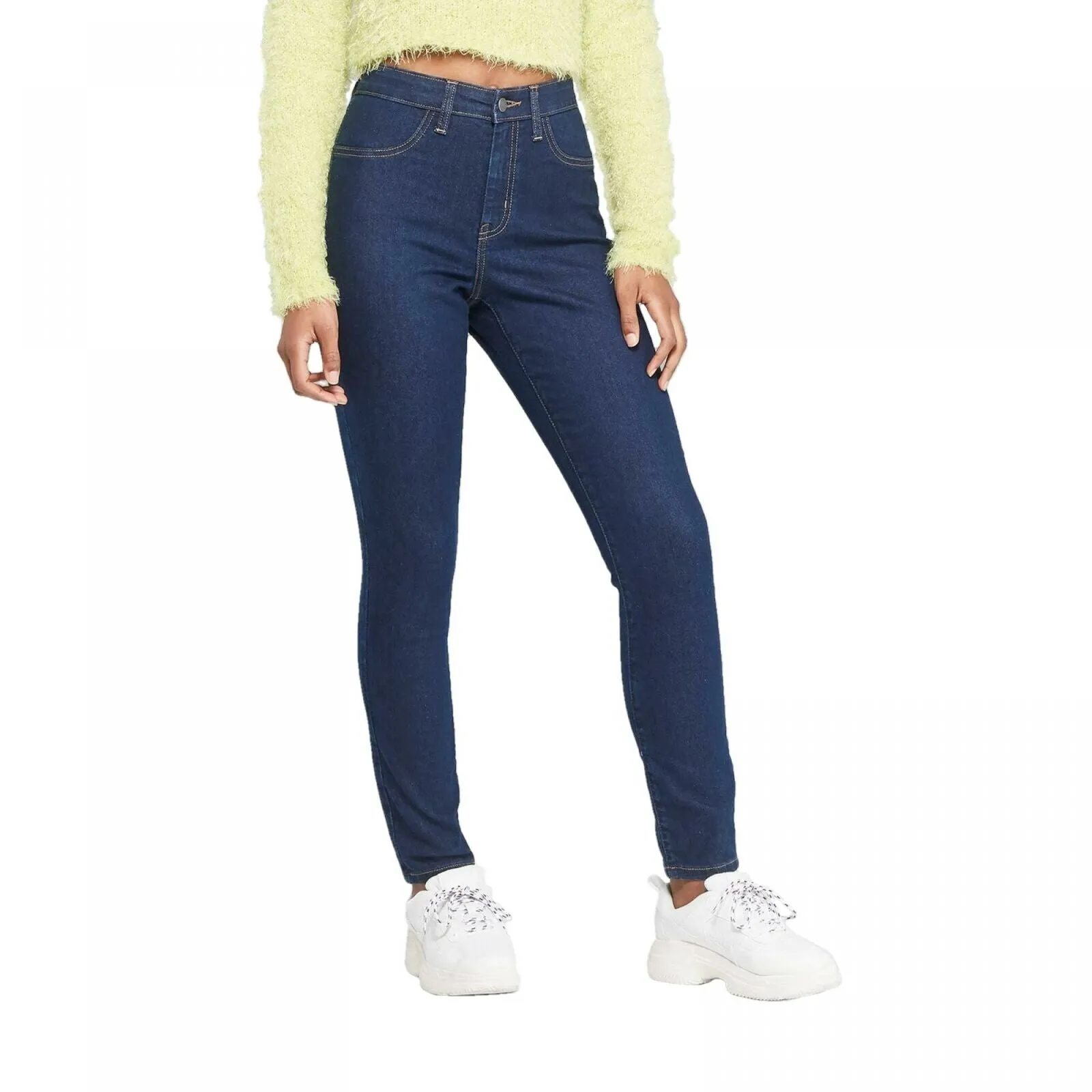 Wild Fable Women's Dark Wash High Rise Skinny Jeans