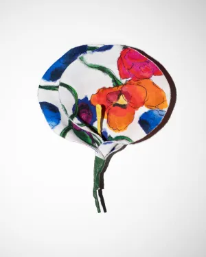 Wild Poppy Printed Calla Lily Brooch