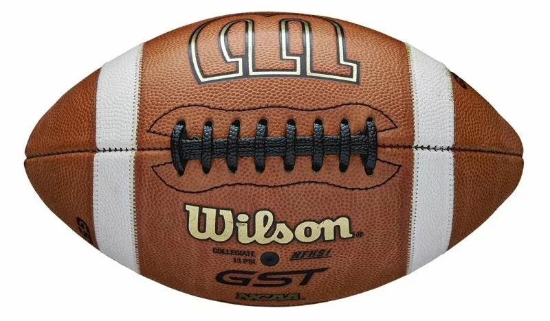 Wilson 1003 GST Leather Game Football - Official Size