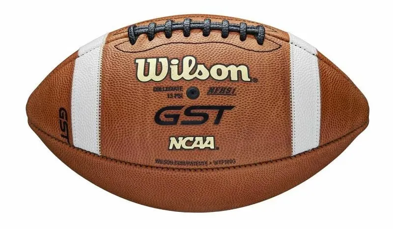 Wilson 1003 GST Leather Game Football - Official Size