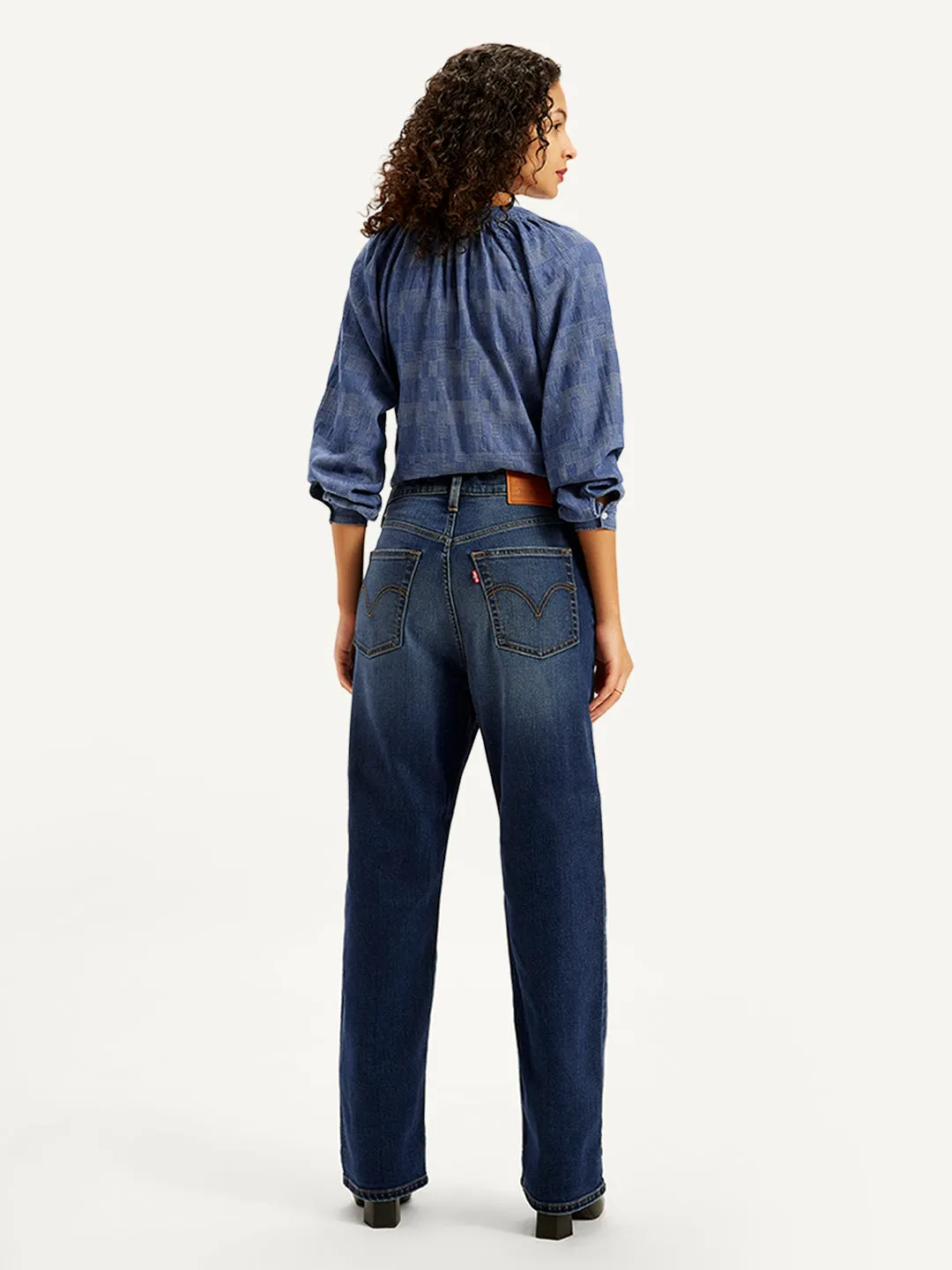 Women's 315 Blue Bootcut Fit High Rise Jeans