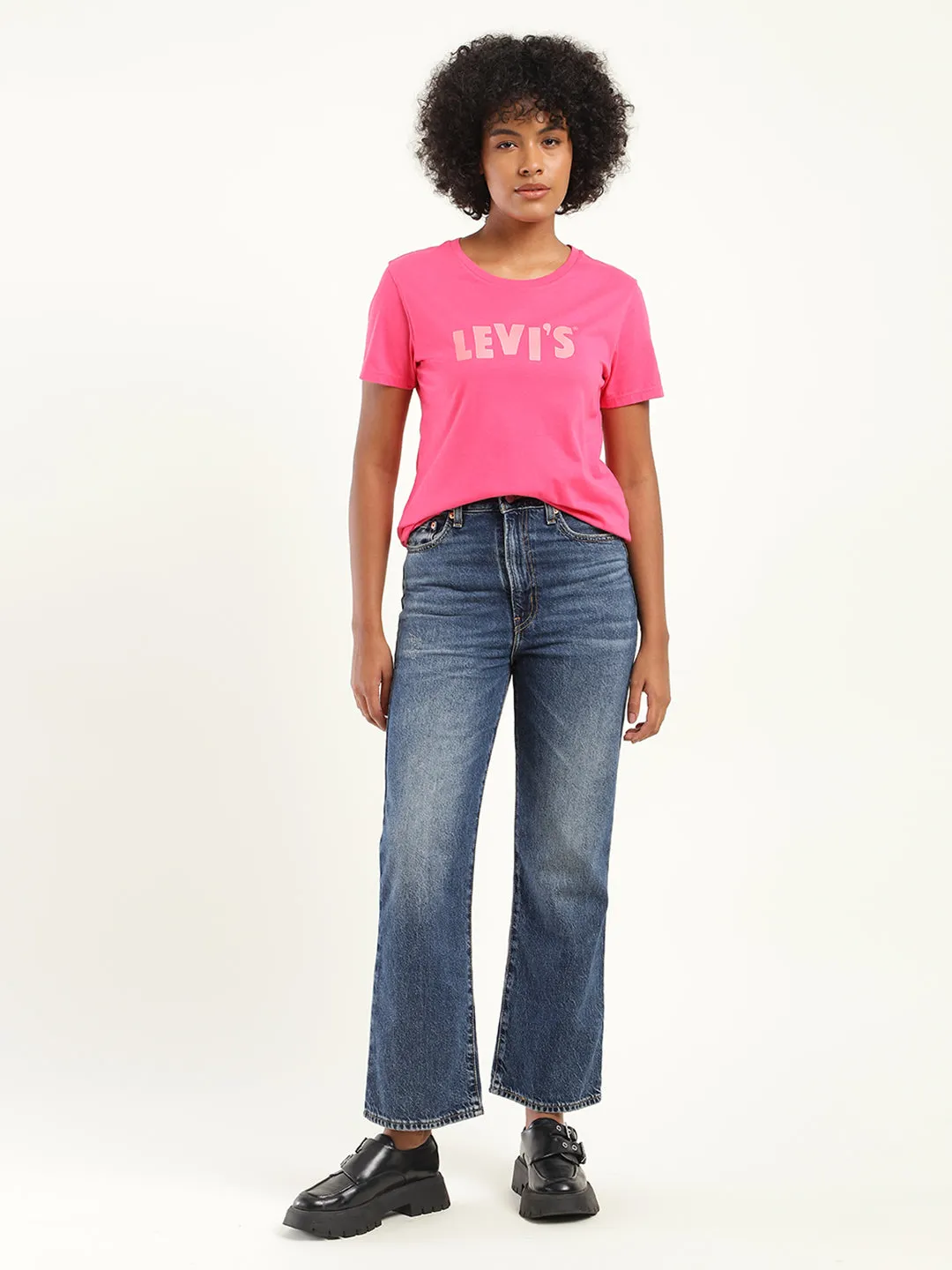 Women's 315 Blue Bootcut Fit High Rise Jeans