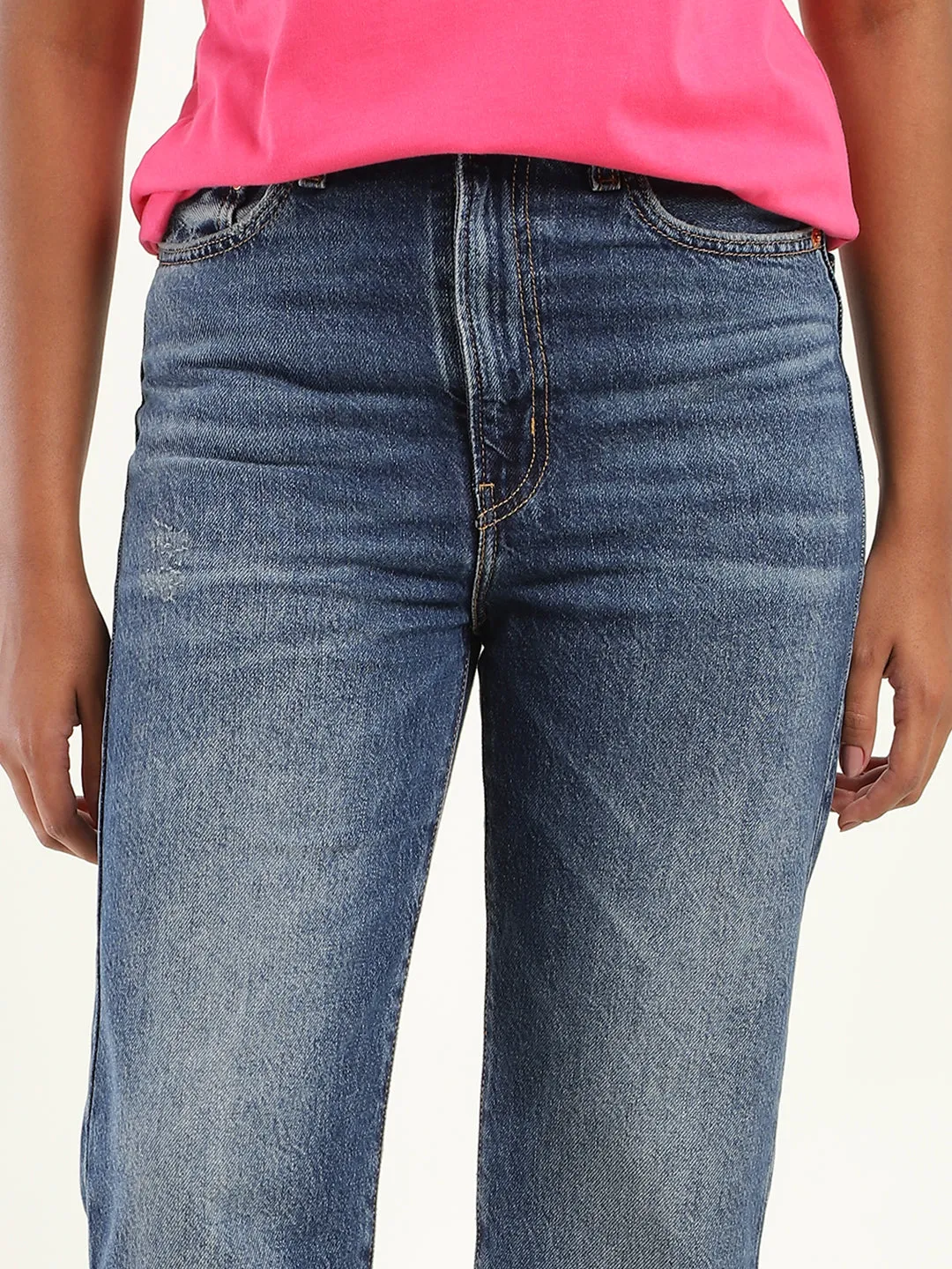 Women's 315 Blue Bootcut Fit High Rise Jeans