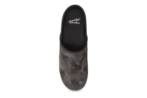 Women's DANSKO | Professional Suede Comfort Clog | Camo